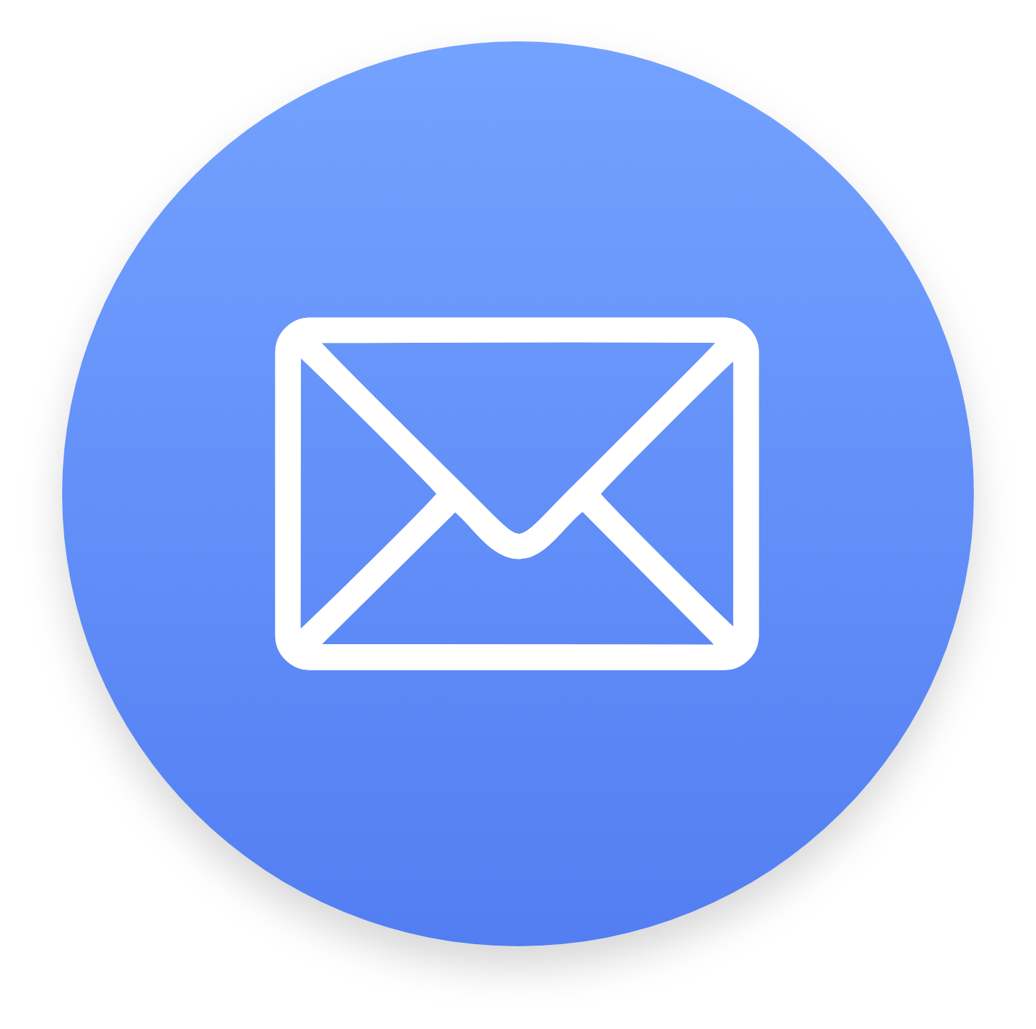 Mail icon Blue